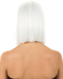 * Fashion Deluxe White Bob Wig> Halloween Accessories