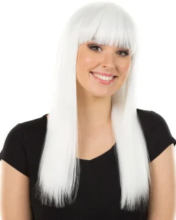 * Fashion Deluxe White Long Wig><noscript><img width=