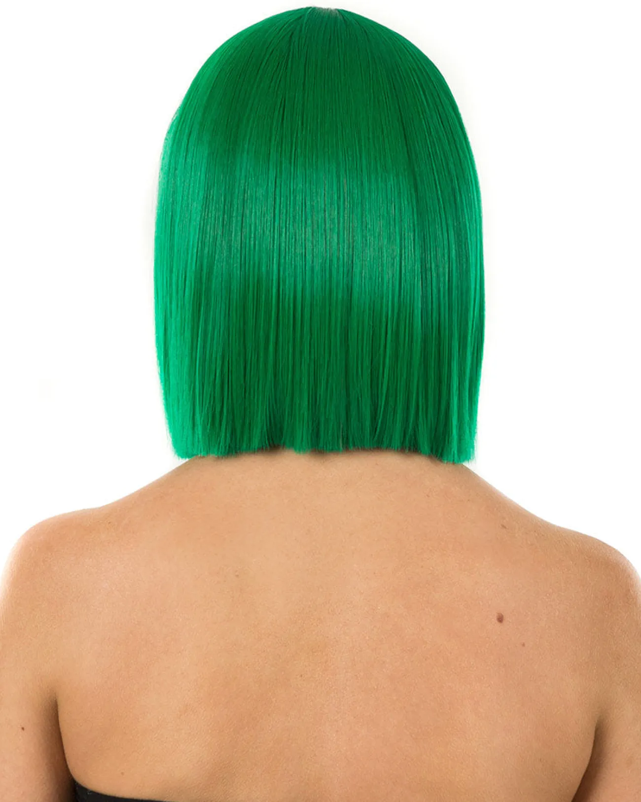 * Fashion Emerald Green Bob Deluxe Wig> Halloween Accessories