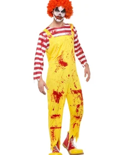 Smiffys Fast Food Kreepy Killer Clown Mens Costume><noscript><img width=