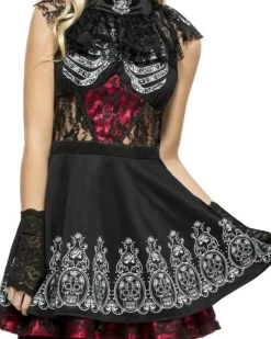 Smiffys Fever Day Of The Dead Womens Costume><noscript><img width=