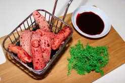 ForensicFX Studios Finger Chips With Blood Sauce And Moss Salad Prop><noscript><img width=