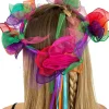 Fairy Girls Flower Pixie Rainbow Headpiece> Halloween Hats