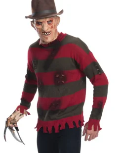 Rubies Freddy Krueger Deluxe Mens Sweater>Men Men's Costumes