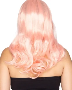 * Glamour Deluxe Fairy Floss Pink Long Wavy Wig></noscript> Halloween Wigs