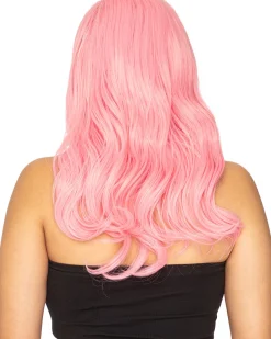 * Glamour Deluxe Musk Stick Pink Long Wavy Wig></noscript> Halloween Wigs