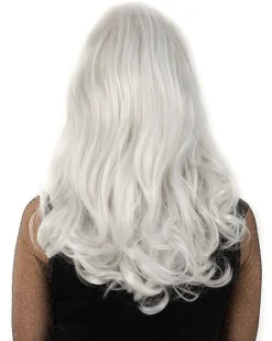 * Glamour Deluxe Silver Long Wavy Wig><noscript><img width=