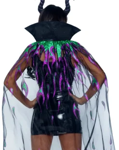 Leg Avenue Glitter Flame Cape And Horn><noscript><img width=