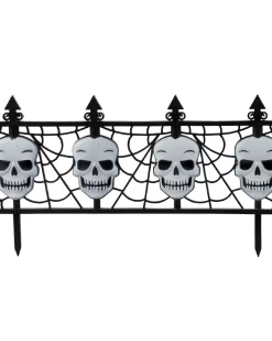 Amscan AU Glow Skull 2 Piece Fence> Scary Skeletons