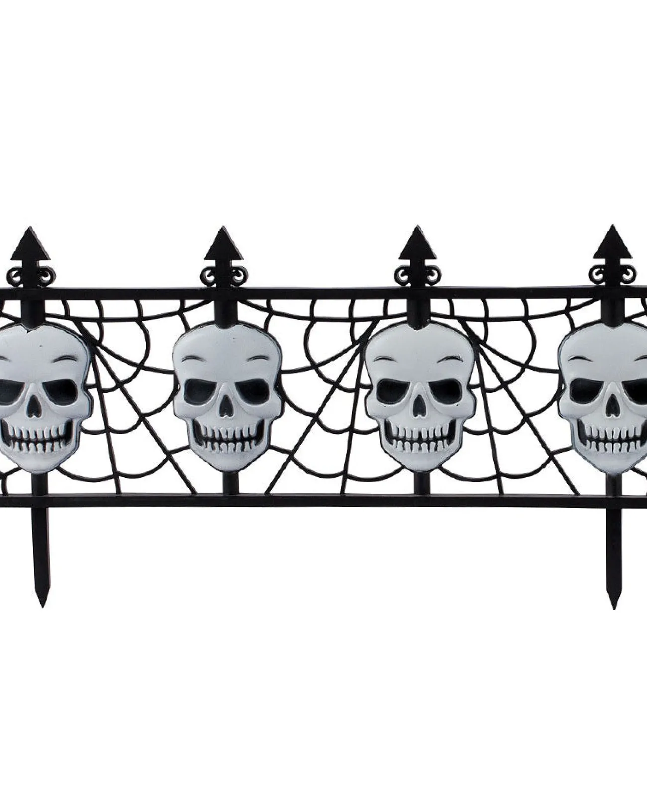Amscan AU Glow Skull 2 Piece Fence> Scary Skeletons