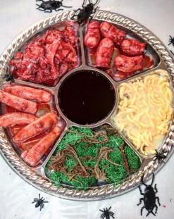 ForensicFX Studios Gorey Halloween Platter Decoration><noscript><img width=