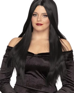 * Gothic Deluxe Black Long Wig><noscript><img width=