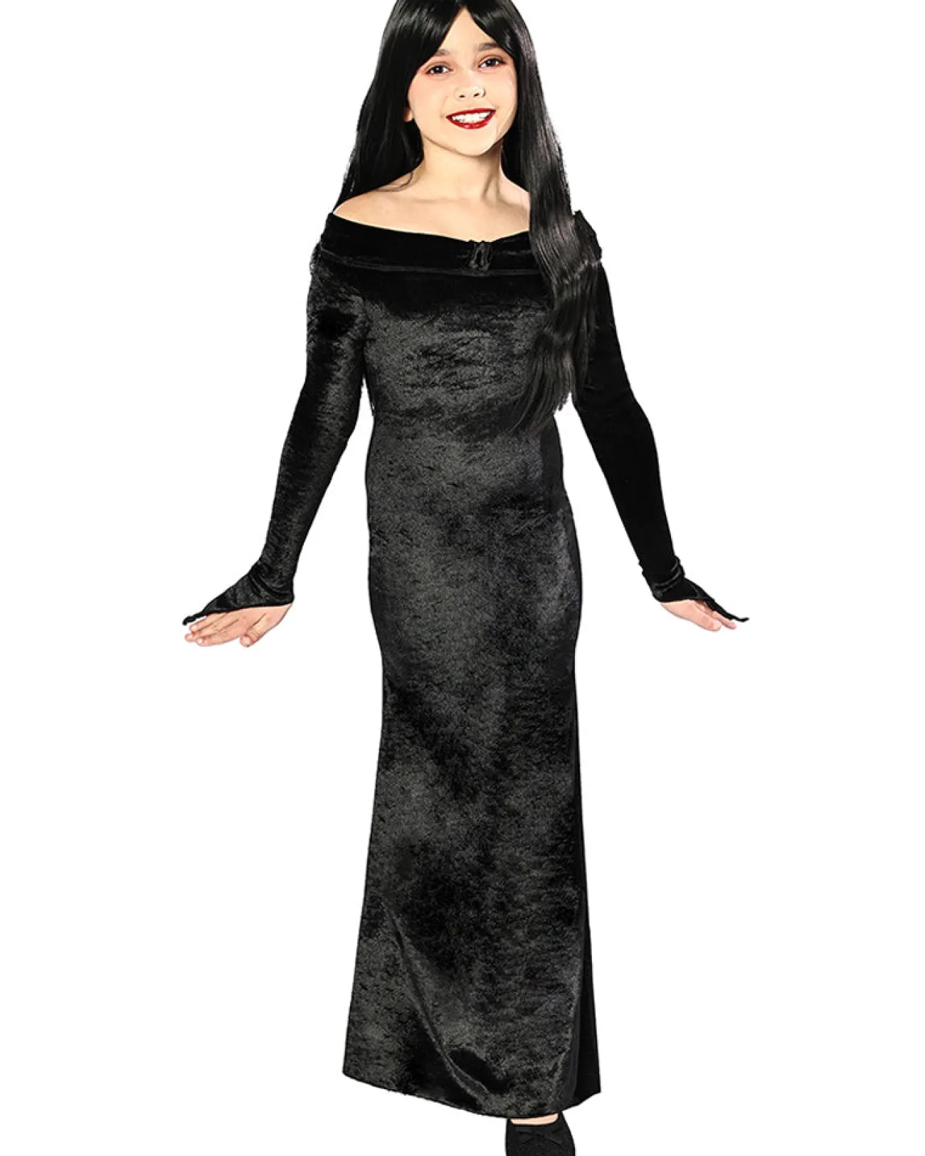 * Haunted Hostess Deluxe Black Velour Girls Dress>Kids Kids Costumes