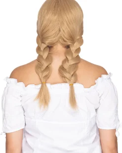 * Heidi Deluxe Plaited Blonde Wig></noscript> Halloween Wigs