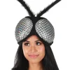 Elope Holographic Fly Eyes Plush Headband> Halloween Hats