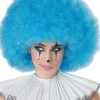 California Costumes Jumbo Afro Blue Wig> Halloween Accessories