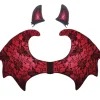 Sweidas Lace Devil Wings And Horn Set> Halloween Accessories