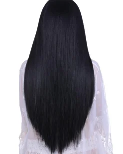 Rockstar Wigs Lace Front Yaki Long Black Premium Wig><noscript><img width=