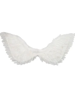 Tomfoolery Large White Feather Wings> Halloween Accessories