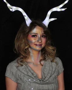 Elope Light-Up Deer Antler White Lumenhorns><noscript><img width=