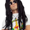 Allaura Wigs and Hair Long Black Dreadlocks Wig> Halloween Wigs