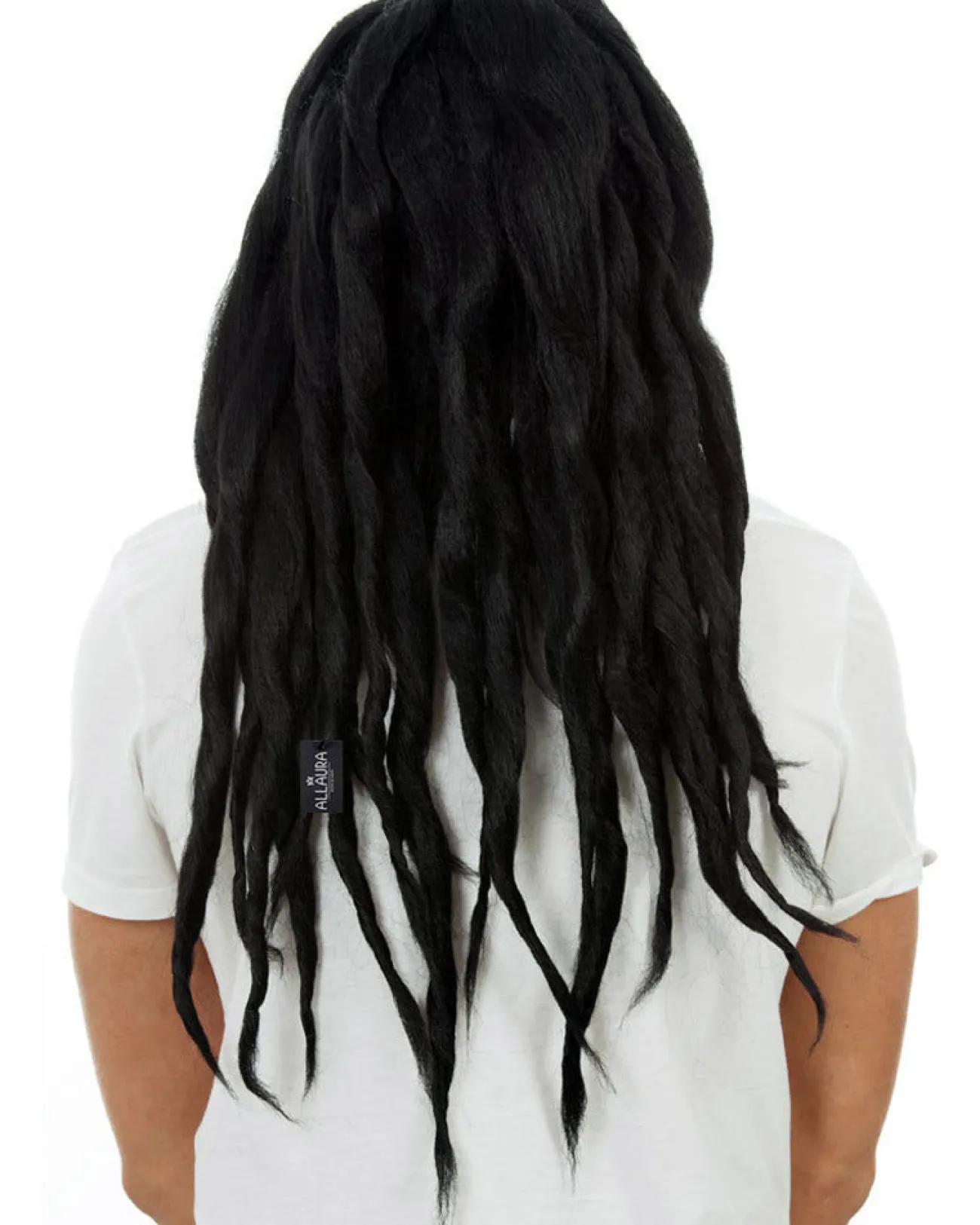 Allaura Wigs and Hair Long Black Dreadlocks Wig> Halloween Wigs