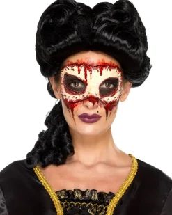 Smiffys Masquerade Face Off Prosthetic> Halloween Masks