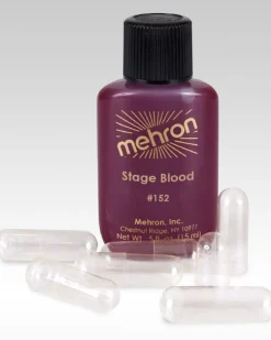 Tomfoolery Mehron Bright Red Arterial Stage Blood With 6 Capsules> Halloween Accessories