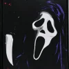 Fun World Neon Bright Light Up Ghost Face Sign 28Cm> Scream