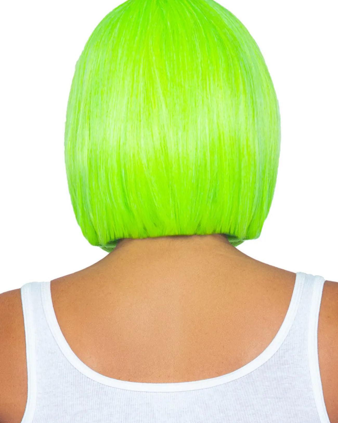 Leg Avenue Neon Green Short Bob Wig> Halloween Wigs