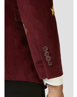 Opposuits Opposuit Christmas Icons Burgundy Deluxe Mens Blazer></noscript> Opposuits