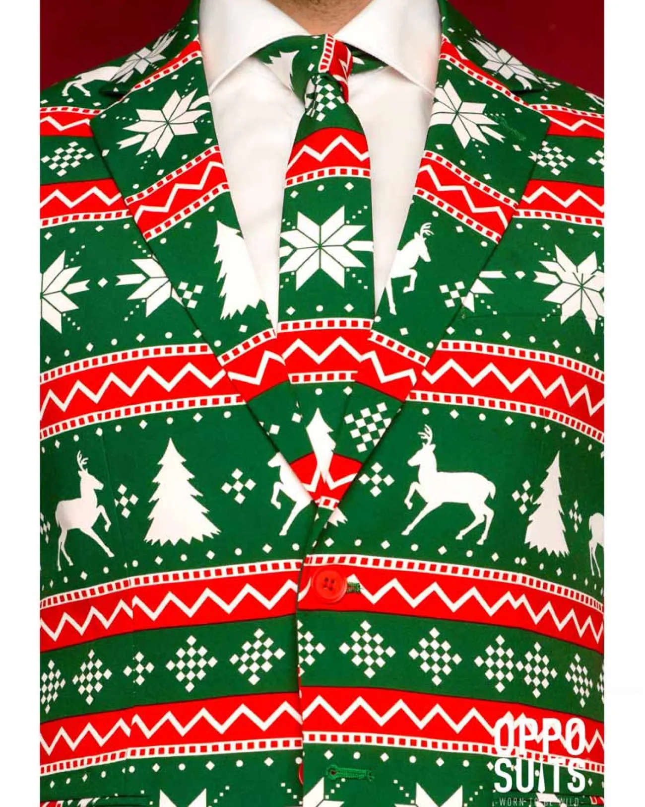 Opposuits Opposuit Festive Green Premium Mens Suit> Opposuits