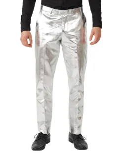 Opposuits Opposuit Shiny Silver Premium Mens Suit><noscript><img width=