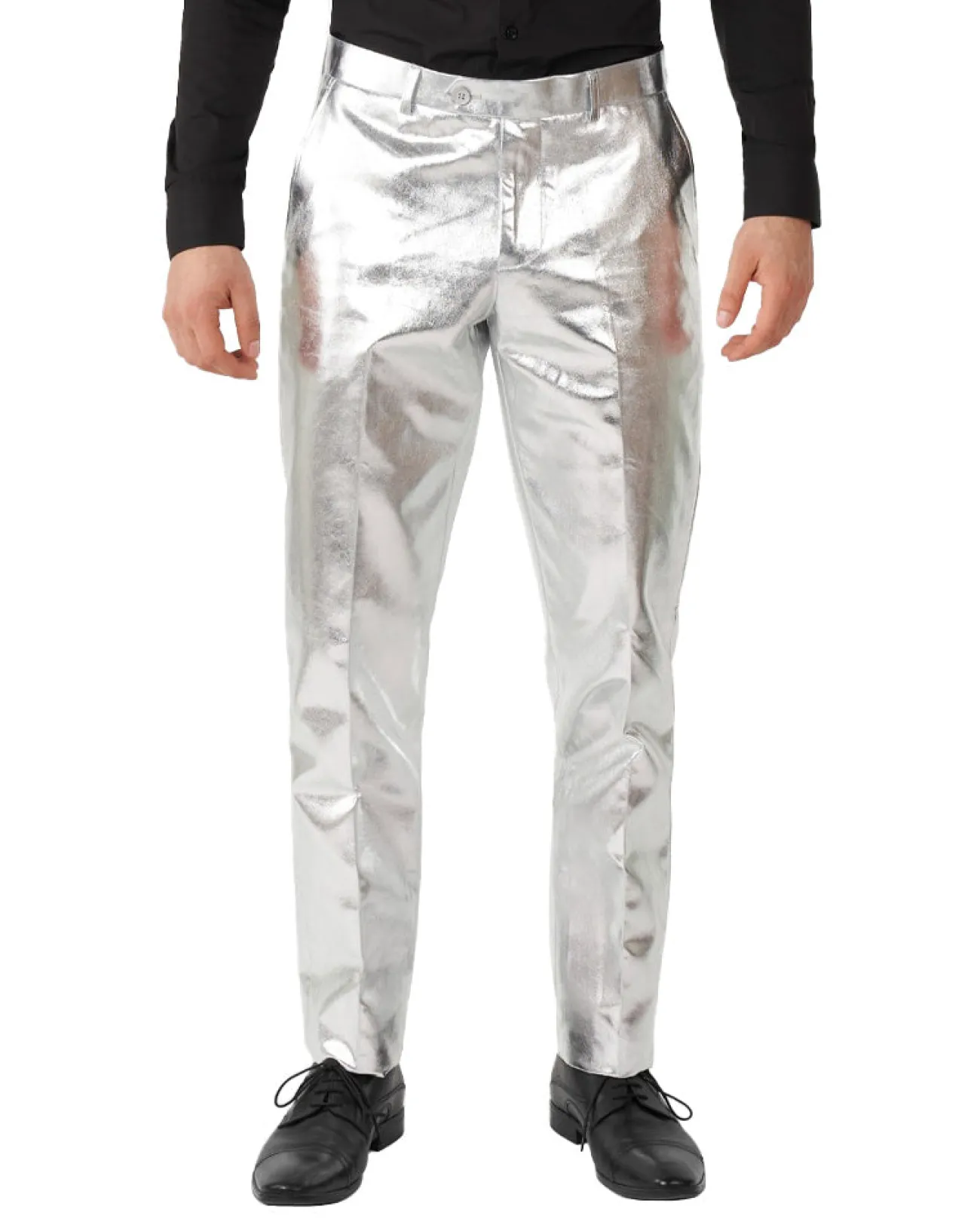 Opposuits Opposuit Shiny Silver Premium Mens Suit> Opposuits