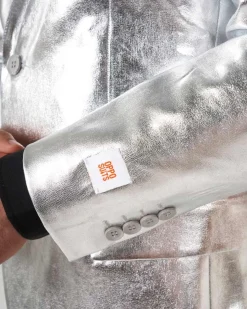 Opposuits Opposuit Shiny Silver Premium Mens Suit><noscript><img width=