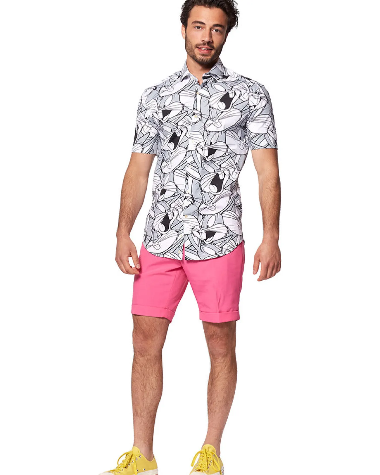 Opposuits Opposuit Summer Bugs Bunny Mens Shirt> Opposuits