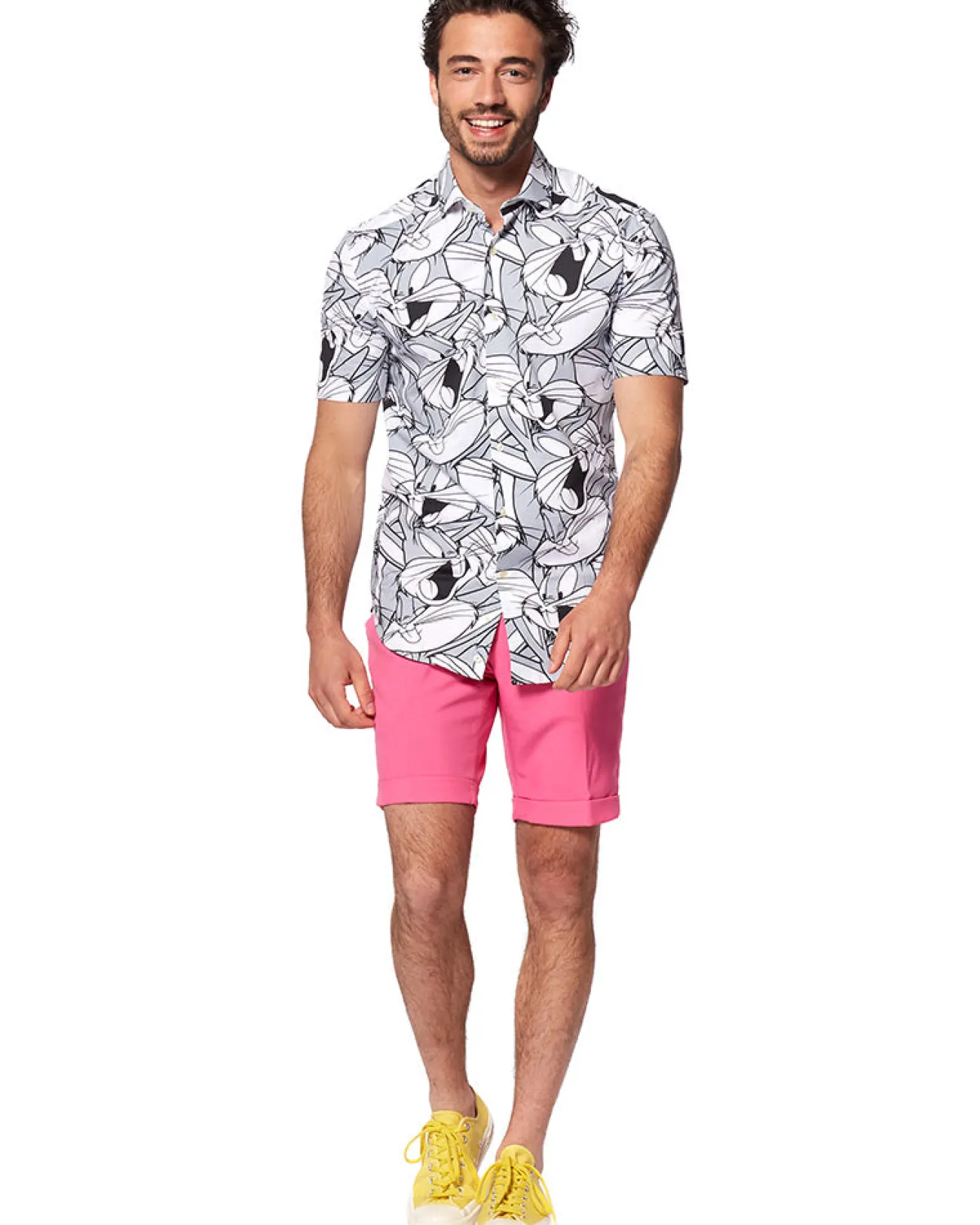 Opposuits Opposuit Summer Bugs Bunny Mens Shirt> Opposuits