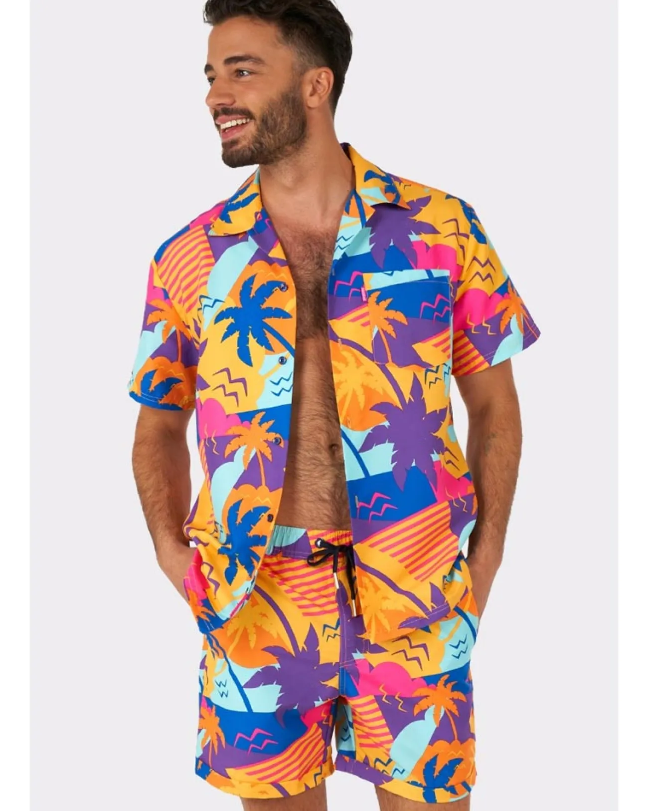 Opposuits Opposuit Summer Palm Power Mens Swim Suit> Opposuits