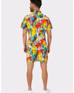 Opposuits Opposuit Summer Pika Pikachu Mens Swim Suit> Opposuits