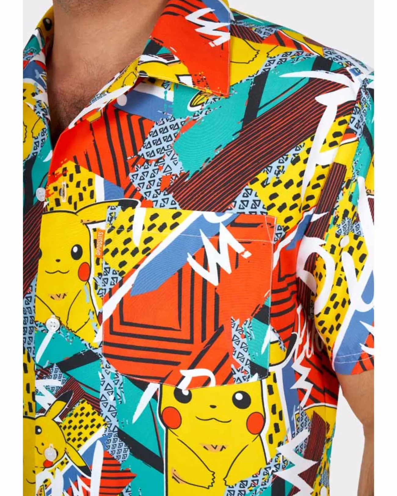 Opposuits Opposuit Summer Pika Pikachu Mens Swim Suit> Opposuits