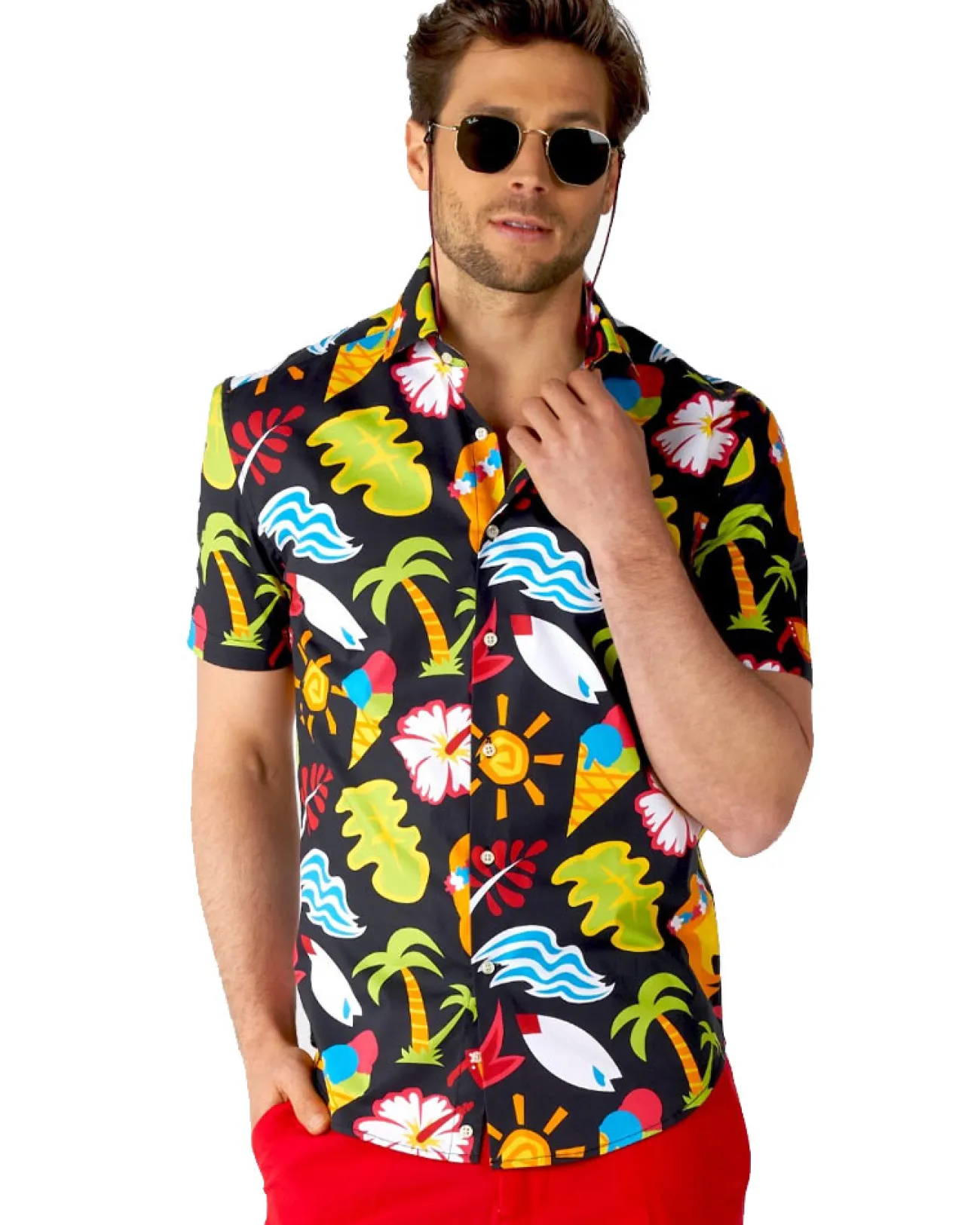 Opposuits Opposuit Summer Tropical Thunder Mens Shirt> Opposuits