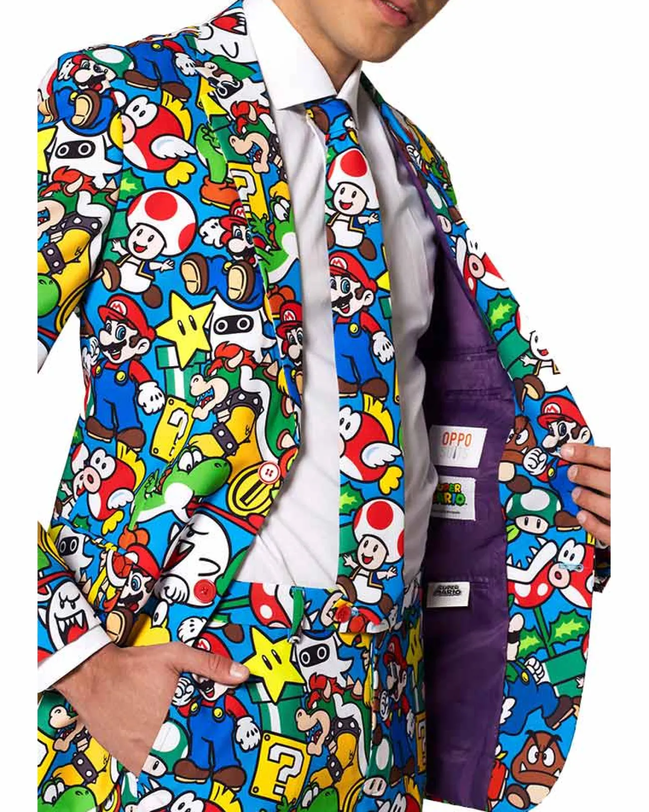 Opposuits Opposuit Super Mario Premium Mens Suit> Opposuits