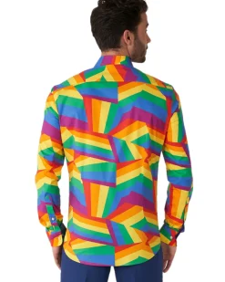Opposuits Opposuit Zig Zag Rainbow Mens Shirt><noscript><img width=