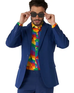 Opposuits Opposuit Zig Zag Rainbow Mens Shirt><noscript><img width=
