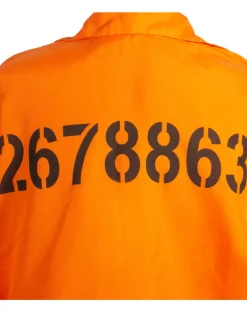 * Orange Prisoner Jumpsuit Adult Costume><noscript><img width=