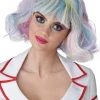 California Costumes Pastel Rainbow Short Bob Wig> Halloween Wigs