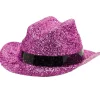Amscan AU Pink Mini Glitter Cowboy Hat> Halloween Hats