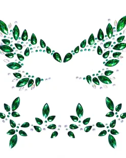 Leg Avenue Poison Adhesive Face Jewels Sticker> Halloween Accessories