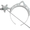 Fairy Girls Princess Sparkle Silver Wand And Tiara Pack> Halloween Hats