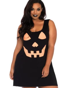Leg Avenue Pumpkin Jersey Womens Plus Size Costume>Women Women's Costumes